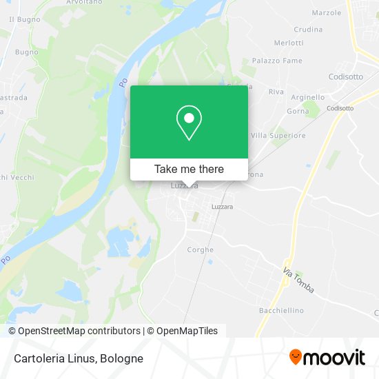 Cartoleria Linus map