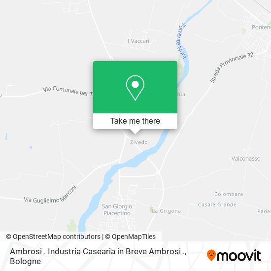 Ambrosi . Industria Casearia in Breve Ambrosi . map