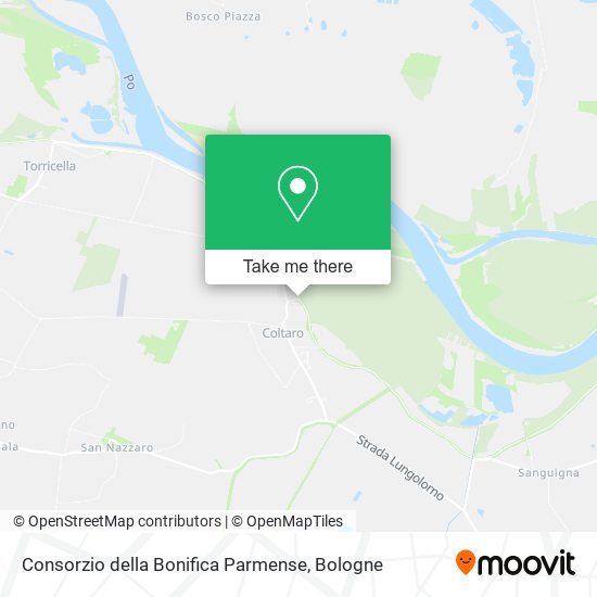 Consorzio della Bonifica Parmense map