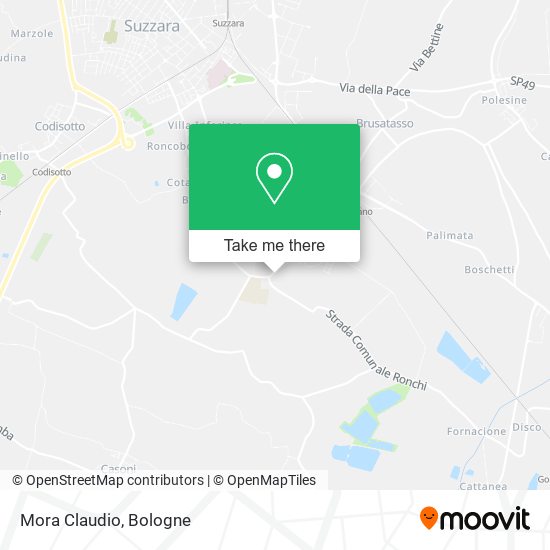 Mora Claudio map