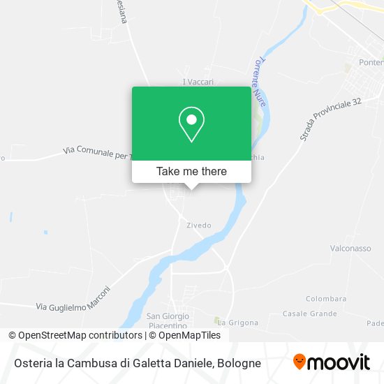 Osteria la Cambusa di Galetta Daniele map