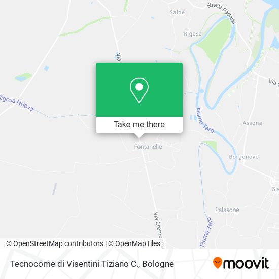 Tecnocome di Visentini Tiziano C. map