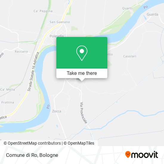 Comune di Ro map