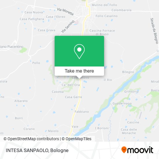 INTESA SANPAOLO map