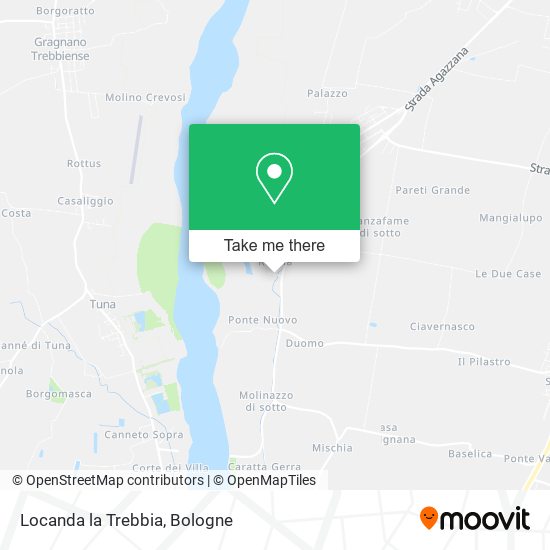 Locanda la Trebbia map