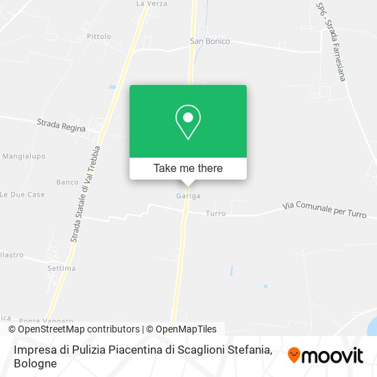 Impresa di Pulizia Piacentina di Scaglioni Stefania map