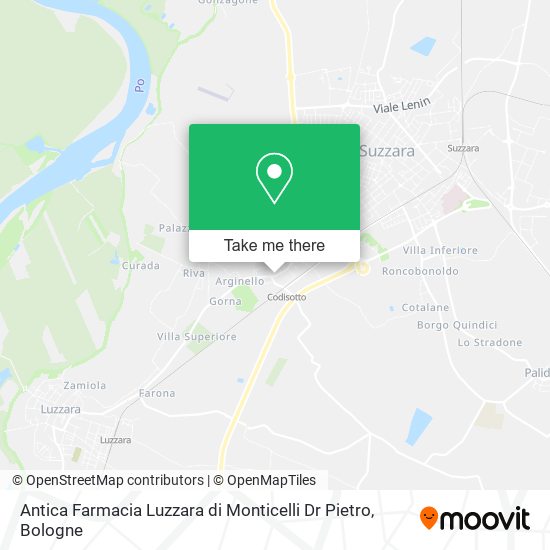 Antica Farmacia Luzzara di Monticelli Dr Pietro map