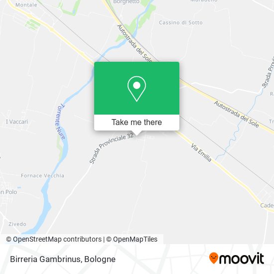 Birreria Gambrinus map