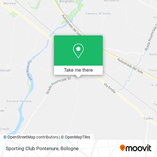 Sporting Club Pontenure map