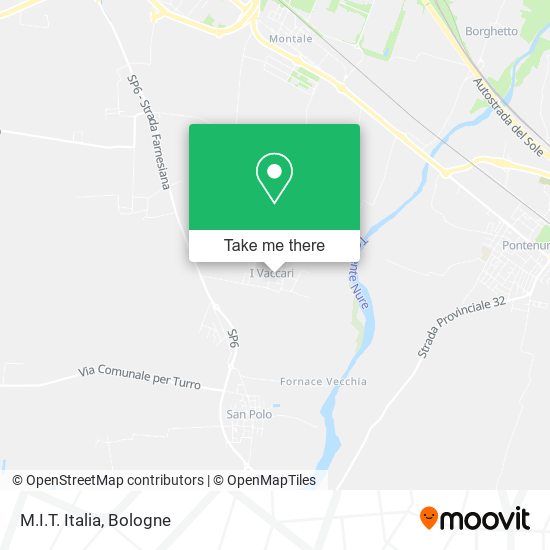 M.I.T. Italia map