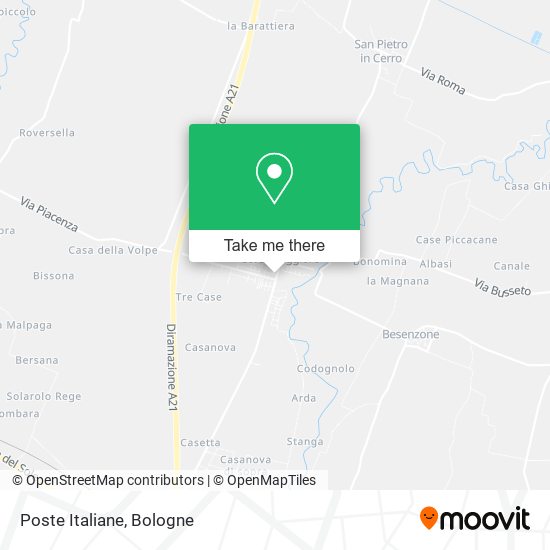 Poste Italiane map