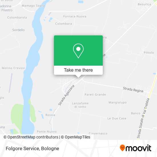 Folgore Service map