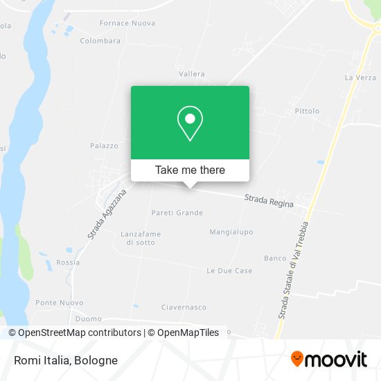 Romi Italia map