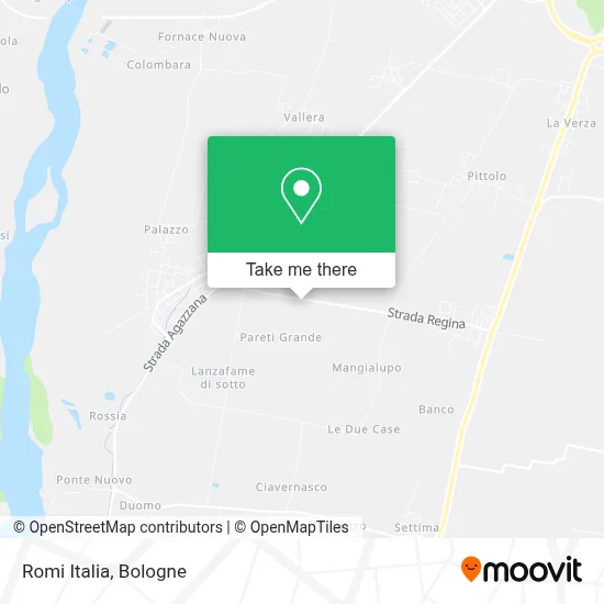 Romi Italia map