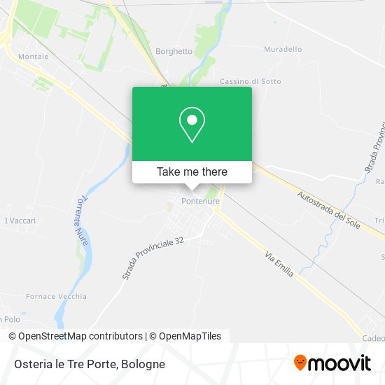 Osteria le Tre Porte map