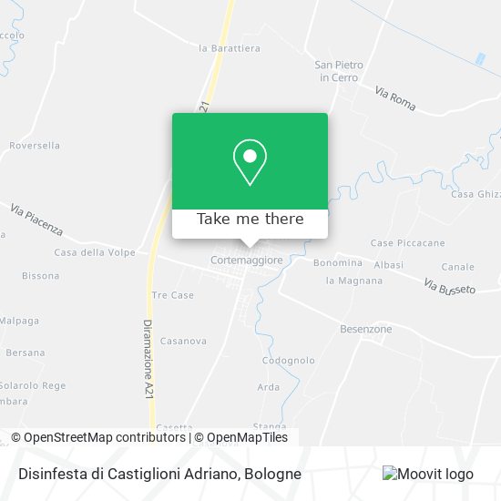 Disinfesta di Castiglioni Adriano map