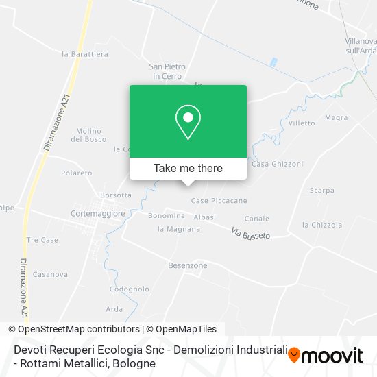 Devoti Recuperi Ecologia Snc - Demolizioni Industriali - Rottami Metallici map