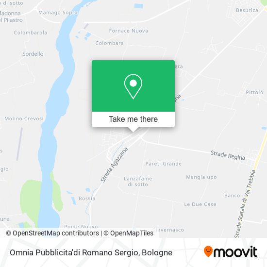 Omnia Pubblicita'di Romano Sergio map