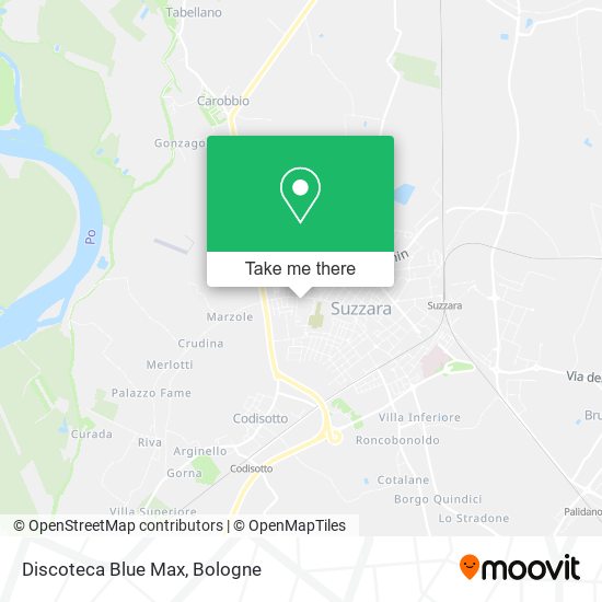 Discoteca Blue Max map