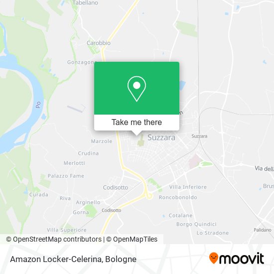 Amazon Locker-Celerina map