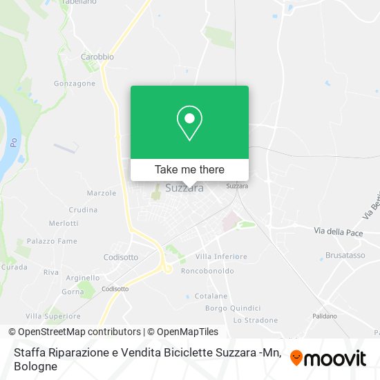 Staffa Riparazione e Vendita Biciclette Suzzara -Mn map