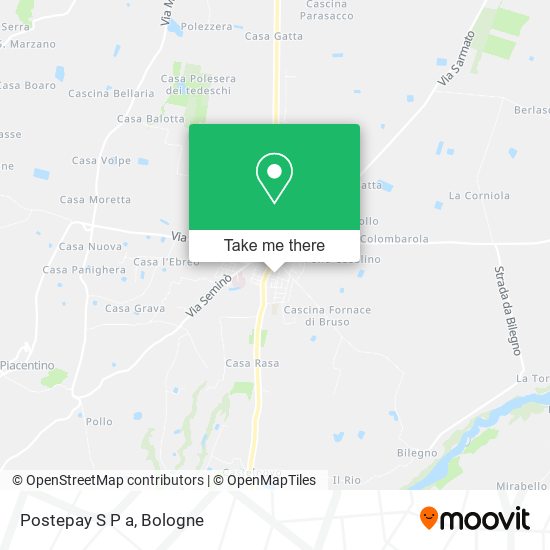 Postepay S P a map