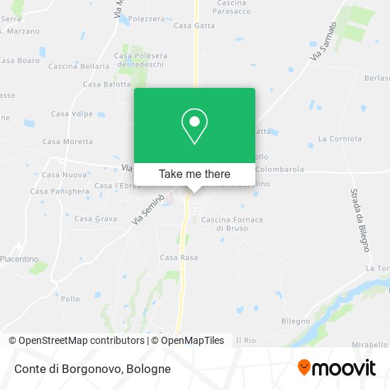 Conte di Borgonovo map