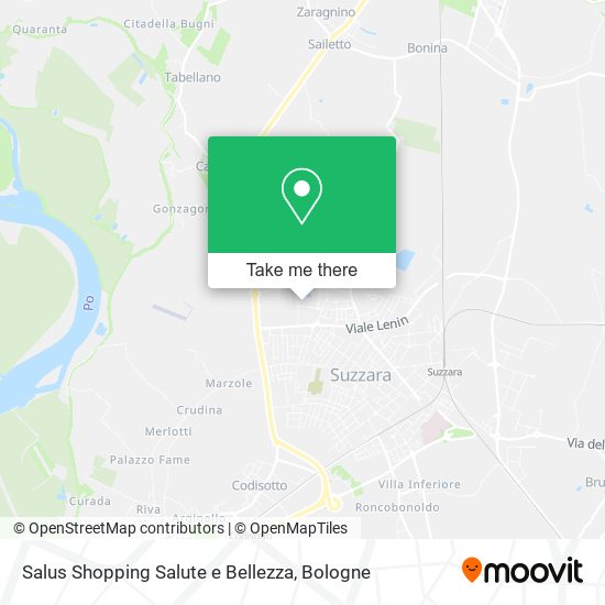 Salus Shopping Salute e Bellezza map