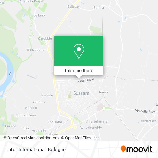Tutor International map