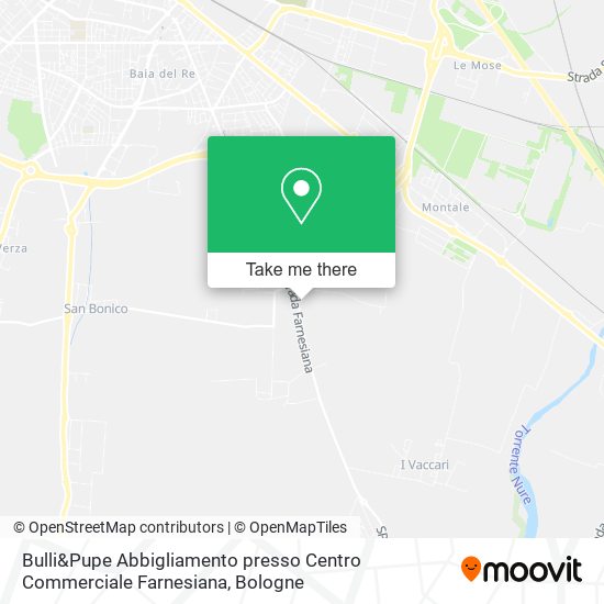 Bulli&Pupe Abbigliamento presso Centro Commerciale Farnesiana map