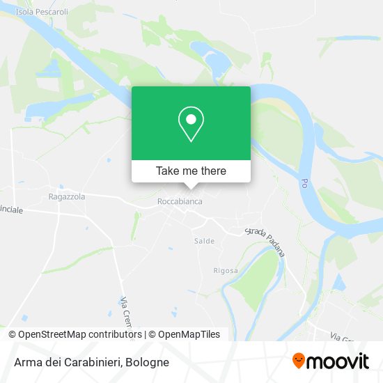 Arma dei Carabinieri map
