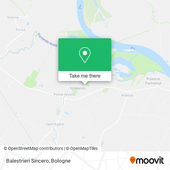 Balestrieri Sincero map