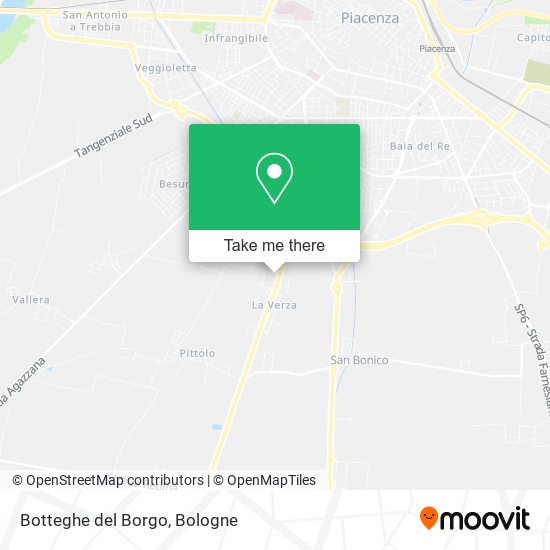 Botteghe del Borgo map
