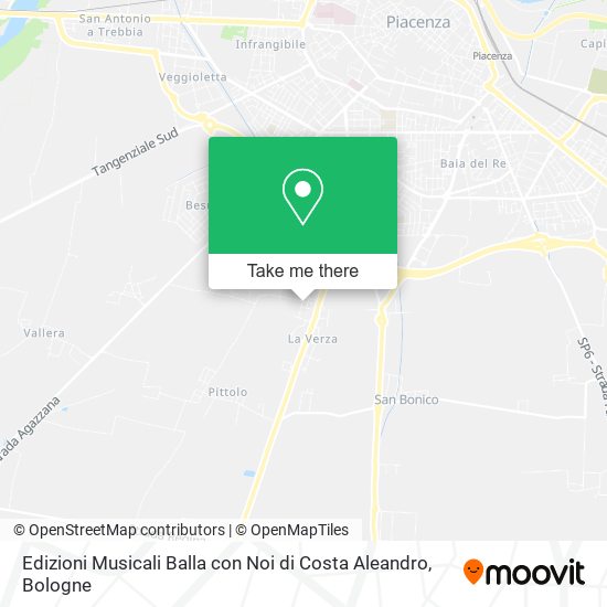 Edizioni Musicali Balla con Noi di Costa Aleandro map