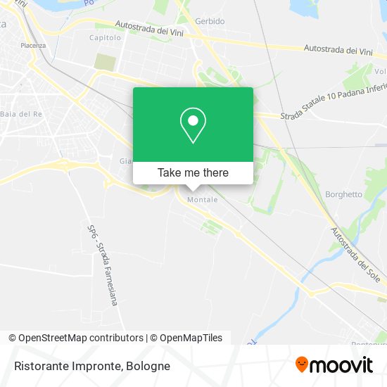 Ristorante Impronte map