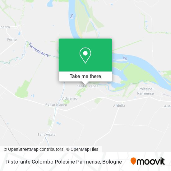 Ristorante Colombo Polesine Parmense map