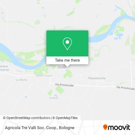 Agricola Tre Valli Soc. Coop. map