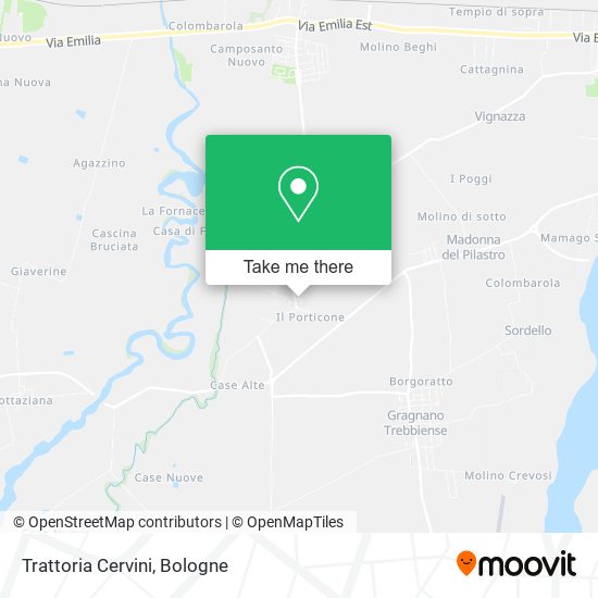 Trattoria Cervini map
