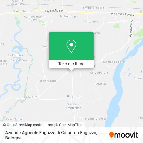 Aziende Agricole Fugazza di Giacomo Fugazza map