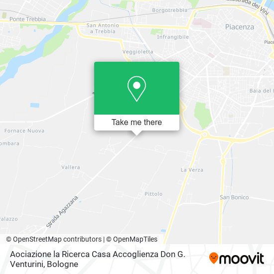Aociazione la Ricerca Casa Accoglienza Don G. Venturini map