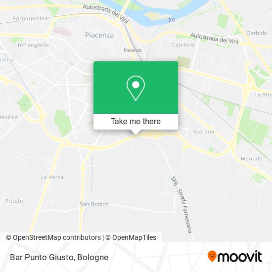 Bar Punto Giusto map
