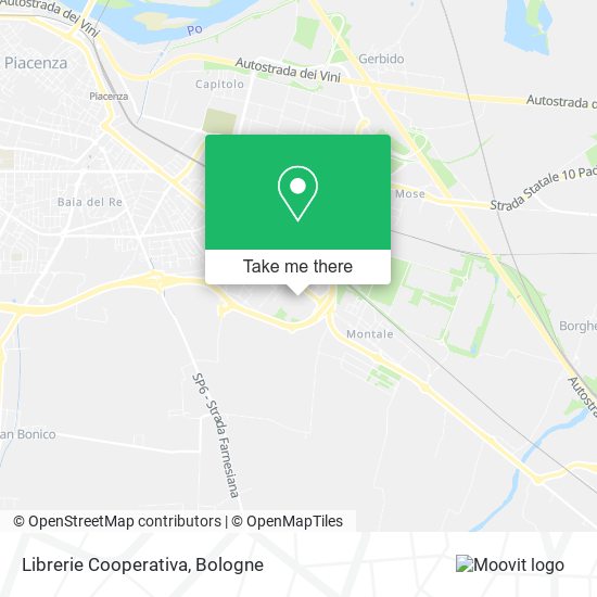 Librerie Cooperativa map