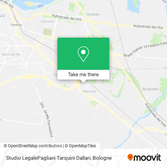 Studio LegalePagliani Tarquini Dallari map
