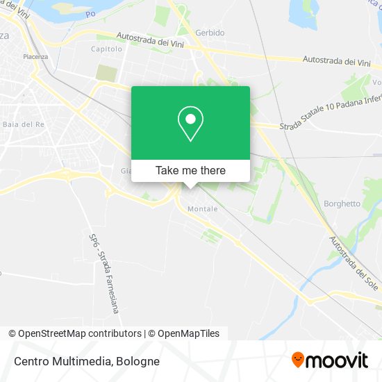 Centro Multimedia map