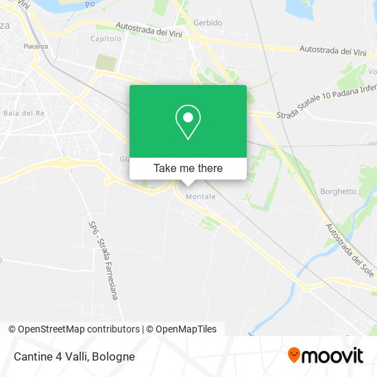 Cantine 4 Valli map