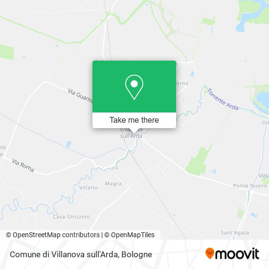 Comune di Villanova sull'Arda map
