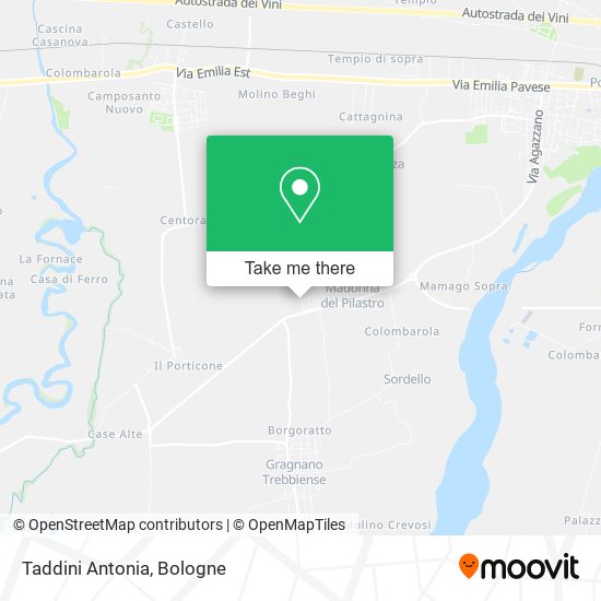 Taddini Antonia map