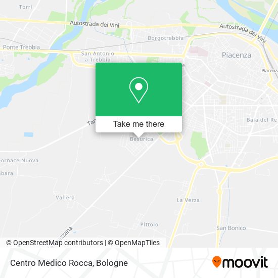 Centro Medico Rocca map