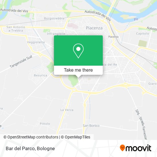 Bar del Parco map