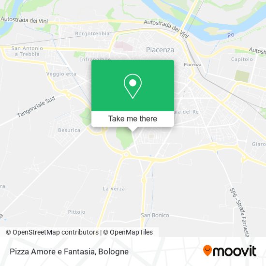 Pizza Amore e Fantasia map